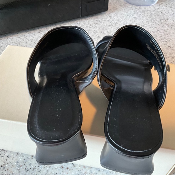 Anne Klein wedge heel mule slide Sandals - Picture 3 of 5